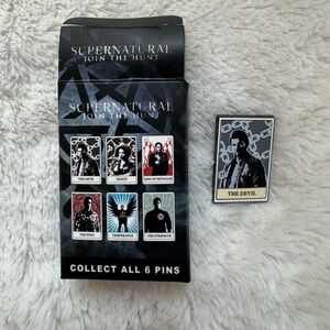 Supernatural Tarot Card Blind Box Enamel Pin - Lucifer The Devil